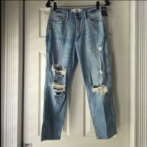 Light Blue Distressed Women Jeans